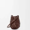 Small Nest Basket Bag in Calfskin