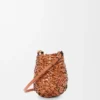 Small Nest Basket Bag in Calfskin
