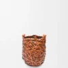 Small Nest Basket Bag in Calfskin