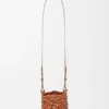 Small Nest Basket Bag in Calfskin