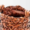 Small Nest Basket Bag in Calfskin