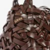Small Nest Basket Bag in Calfskin