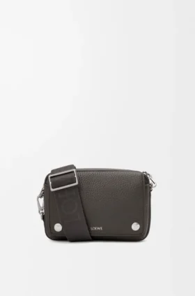 Small Pebble Messenger Bag in Supple Grained Calfskin