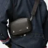 Small Pebble Messenger Bag in Supple Grained Calfskin Small Pebble Messenger Bag in Supple Grained Calfskin