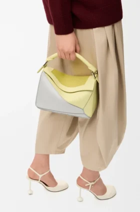 Small Puzzle Bag in Nappa Calfskin