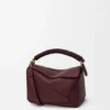 Small Puzzle Bag in Smooth Calfskin and Nappa Lambskin