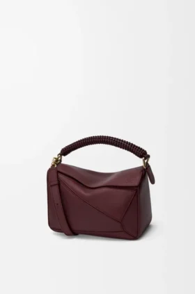 Small Puzzle Bag in Smooth Calfskin and Nappa Lambskin