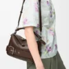 Small Puzzle Biker Bag in Shiny Calfskin