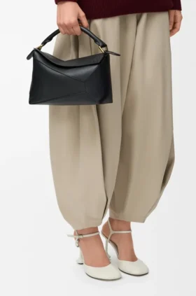 Small Puzzle Edge Bag in Soft Grained Calfskin