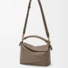 Small Puzzle Edge Bag in Soft Grained Calfskin