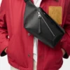 Small Puzzle Edge Bumbag in Classic Calfskin