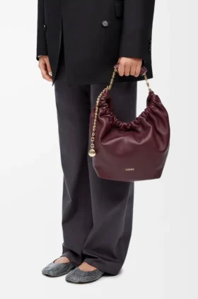 Small Squeeze Bag in Mellow Nappa Lambskin