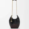 Small Squeeze Bag in Woven Nappa Calfskin