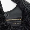 Small Squeeze Bag in Woven Nappa Calfskin