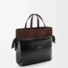 Small Switch Tote in Paper Calf and Suede