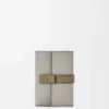 Small Vertical Wallet in Soft Grained Calfskin