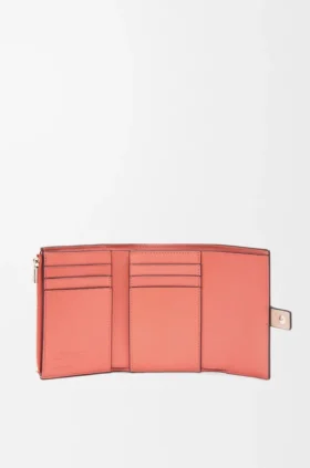 Small Vertical Wallet in Soft Grained Calfskin