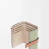 Small Vertical Wallet in Soft Grained Calfskin