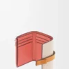 Small Vertical Wallet in Soft Grained Calfskin