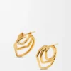 Stacked Hoop Earrings in Sterling Silver