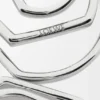 Stacked Hoop Earrings in Sterling Silver