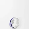 Stacked Ring in Sterling Silver and Enamel