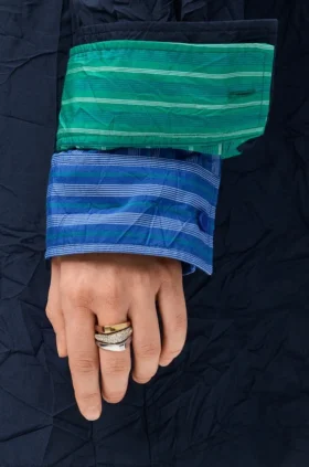 Stirrup Ring in Sterling Silver