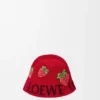 Strawberry Bucket Hat in Cotton