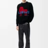 Sweater in Cotton and Silk