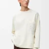 Sweater in Cotton Blend