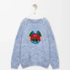 Sweater in Wool and Mohair Blend Sweater in Wool and Mohair Blend