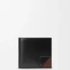 Switch Bifold Wallet in Supple Grained Calfskin and Suede