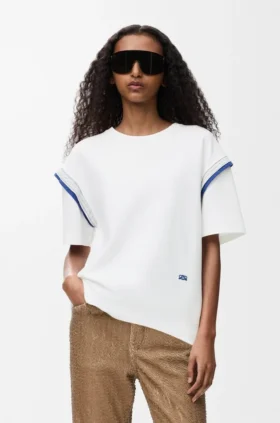 T-Shirt in Cotton Blend
