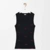 Tank Top in Stretch Cotton Tank Top in Stretch Cotton