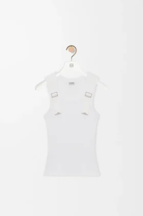 Tank Top in Stretch Cotton