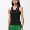 Tank Top in Stretch Cotton Tank Top in Stretch Cotton