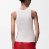 Tank Top in Stretch Cotton Tank Top in Stretch Cotton