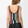 Tank Top in Stretch Viscose Blend Tank Top in Stretch Viscose Blend