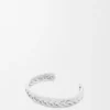 Thin Braided Cuff in Sterling Silver Thin Braided Cuff in Sterling Silver