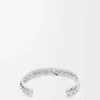Thin Braided Cuff in Sterling Silver Thin Braided Cuff in Sterling Silver
