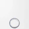 Thin Pavé Ring in Sterling Silver and Crystals Thin Pavé Ring in Sterling Silver and Crystals