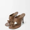 Toggle Sandal in Shiny Smooth Calfskin