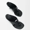 Toggle Sandal in Shiny Smooth Calfskin