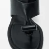 Toggle Sandal in Shiny Smooth Calfskin