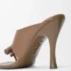 Toggle Sandal in Shiny Smooth Calfskin