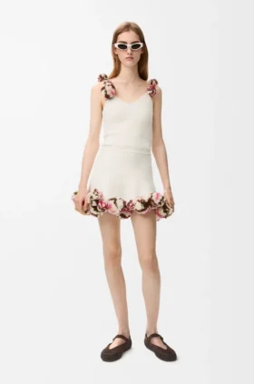 Top in Cotton Blend Top in Cotton Blend
