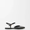 Toy Ankle Strap Ballerina in Lambskin