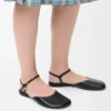 Toy Ankle Strap Ballerina in Lambskin