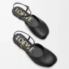 Toy Ankle Strap Ballerina in Lambskin