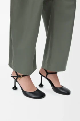 Toy Ankle Strap Pump in Lambskin